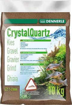 Dennerle Crystal-Quartz písek tmavě hnědý 10 kg