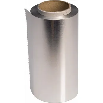 Příslušenství k barvení vlasů Kadeřnický alobal na melír 9 micro, stříbrný, 100 m