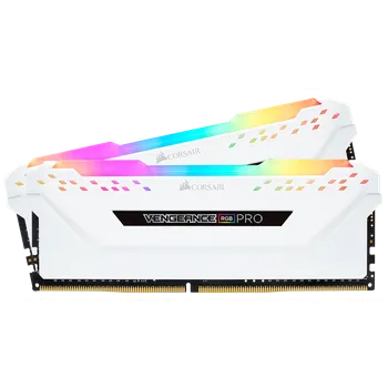 Operační paměť Corsair Vengeance RGB Pro White 16 GB (2x 8 GB) DDR4 3000 MHz (CMW16GX4M2C3000C15W)