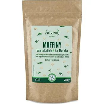Adveni Muffiny bílá čokoláda/matcha 280 g