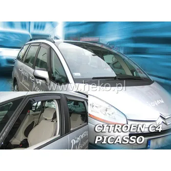 Plexi ofuk oken Ofuky oken Citroen C4 Picasso 5dveř 06- před+zad Heko
