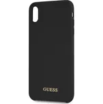 Guess Silicone Gold Logo pro iPhone XS…