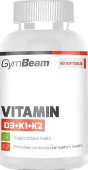 GymBeam Vitamin D3+K1+K2 120 cps.