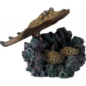 Dekorace do akvária Trixie Rejnok se vzduchovacím zařízením 18 cm