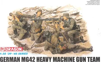 Plastikový model Dragon German MG42 Heavy Machine Gun Team 1:35