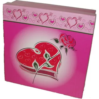 Čajová souprava Dárková krabička srdce 4