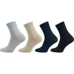 Dámské ponožky NOVIA Klasik 100% bavlna MIX 5 párů 39-41