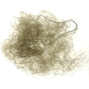 ​Síťka na vlasy při tvorbě společenských účesů a drdolů Síťka na vlasy s gumičkou 2 ks, hnědá