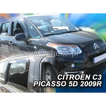 Plexi ofuk oken Ofuky oken Citroen C3 Picaso 5dveř 09- před.+zadní Heko