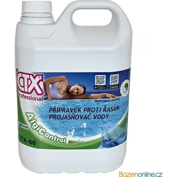 Bazénová chemie Algicid s projasňovačem CTX-60 5 litrů