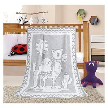 Dětská deka Dětská deka Nela 100x140 cm velbloud
