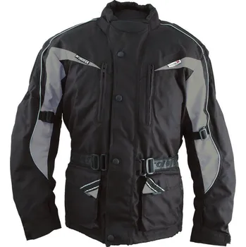 Moto bunda Recenze Roleff Cologne černá/šedá