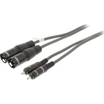Počítač Sweex KABEL 2x CINCH/M ->2x XLR/M 3 pin 3m