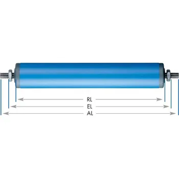 Pojezdové kolečko Plastový dopravníkový váleček S63-A12-319-349