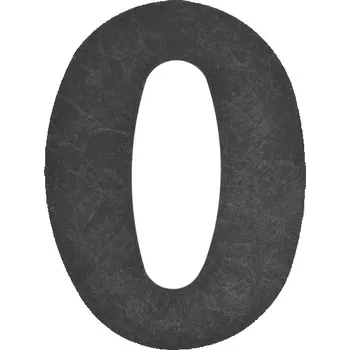 Domovní cedule Onpira Domovní číslo popisné Břidlice - FRANCE varianta: číslo 0