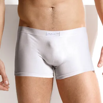 Boxerky Intimidea Pánské bezešvé boxery MAN Barva: Bílá, Velikost: M/L