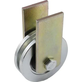 Pojezdové kolečko Ocelová pozinkovaná kladka s plochou drážkou RJP-M-79