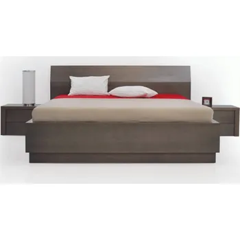 Postel GWdesign Postel Rubi s úložným prostorem - dub Moření: D1, Rozměr: 160 x 200 cm