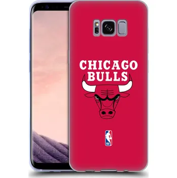 Pouzdro na mobilní telefon HEAD CASE silikonový obal na mobil Samsung Galaxy S8 NBA Basketbalový klub Chicago Bulls logo červená (Pouzdro gelové HEAD CASE na mobil Samsung Galaxy S8 Oficiální kryt klubu NBA Chicago Bulls čistý znak)