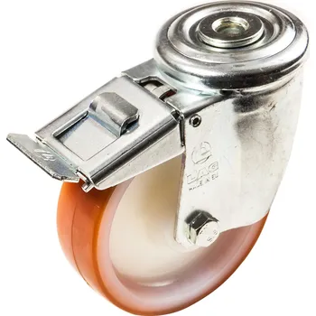 Pojezdové kolečko Nerezové polyuretanové pojezdové kolo 21230FR-NYLPOL 100 INOX