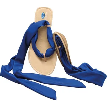 Scholl Pocket Ballerina Sandals bílé/modré, 37-38