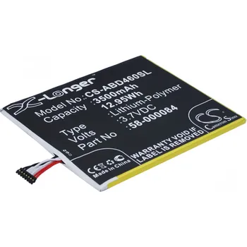 Baterie k notebooku Baterie Cameron Sino CS-ABD460SL za Amazon 58-000084 - neoriginální