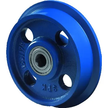 Příslušenství k zahradní technice Průmyslové litinové pojezdové kolo s nákolkem C65.100