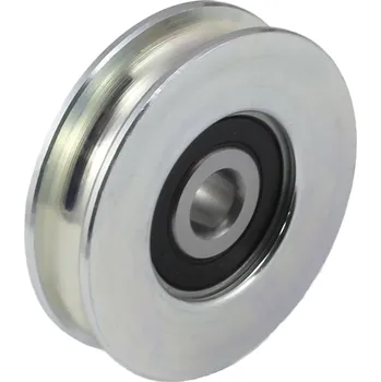 Příslušenství k zahradní technice Ocelová pozinkovaná kladka s U-drážkou na lano CM54/8L