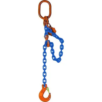 Upínací popruh Zvedací řetěz tř.10 jednopramenný se zkracovačem 4000kg AK1-10-10-LHG-1VHG, celková délka 1 m