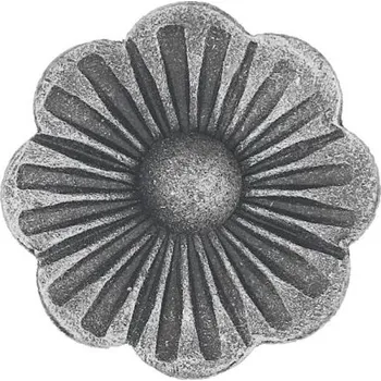 PSG Ozdobný květ pro kovaný plot, bránu a zábradlí 50.004, 62 x 4 mm