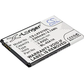 Baterie pro mobilní telefon Baterie Cameron Sino CS-LKF670XL pro LG K10 LTE - neoriginální