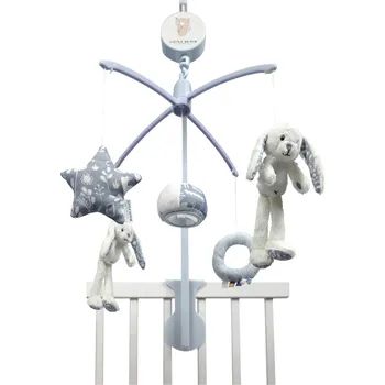 Kolotoč nad postýlku Tiamo Little Dutch zajíčci modrý