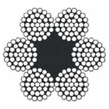 Železářství Šestipramenné ocelové lano 222 drátů průměr 16mm