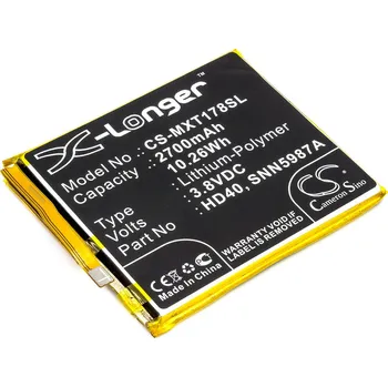 Baterie pro mobilní telefon Baterie Cameron Sino CS-MXT178SL za Motorola SNN5987A - neoriginální