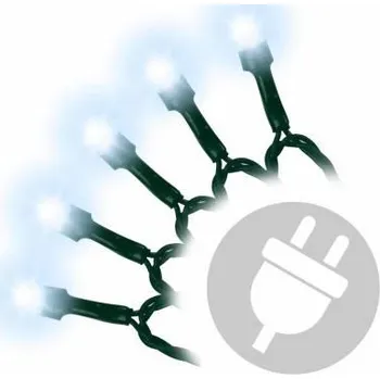 Vánoční světelný řetěz Nexos Vánoční LED osvětlení 20 m 200 Maxi LED diod studená bílá