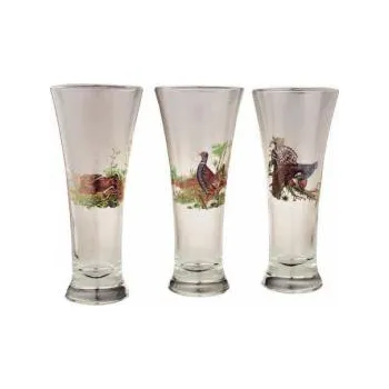 Sklenice E-myslivost Sada 3x sklenička Pivo 0,3l pro myslivce
