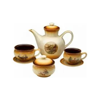 Konvice na čaj E-myslivost Přátelský čajový servis pro myslivce