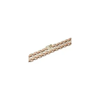 Náhrdelník Luxusní náhrdelník kombinované zlato Články - délka 45cm