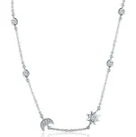 Elenys stříbrný náhrdelník Den a noc