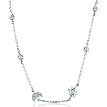 Náhrdelník Elenys stříbrný náhrdelník Den a noc