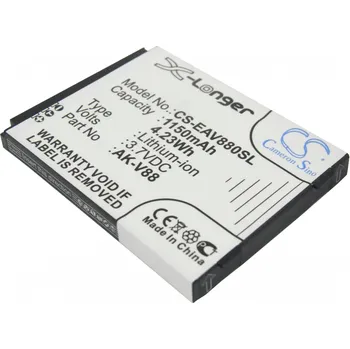 Baterie pro mobilní telefon Baterie Cameron Sino CS-EAV880SL za Emporia AK-V88 - neoriginální
