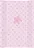 Ceba Baby Měkká dvouhranná přebalovací podložka s metrem 50 x 70 cm, Hvězda růžová