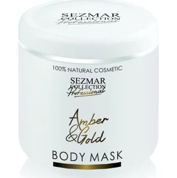 Pleťová maska Hristina Přírodní maska na tělo a obličej jantar & zlato 500 ml