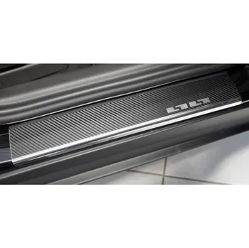 Tuning Prahové lišty Opel Crossland X / Crossland 2017- • nerez s karbonem • Alu-Frost