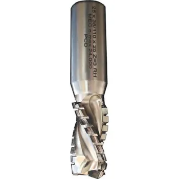 Příslušenství k frézce IGM Fachmann diamantová spirálová fréza negativní D20 x 35 L100 S=20 x 50 Z3 H4