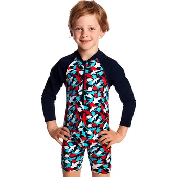 Kojenecká kombinéza UV kombinéza Funky Trunks Feeding Frenzy, Velikosti 3 roky