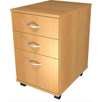 Zásuvkový kontejner Kontejner trojzásuvkový na kolečkách K2-1