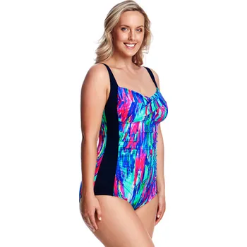 Dámské plavky Dámské plavky Funkita Brush Strokes pro plnoštíhlé, Velikosti 50