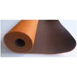 YOGA mat TPE Profi NEW 173 cm Oranžovo - hnědá