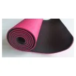 YOGA mat TPE Profi NEW 173 cm Karmínovo - černá